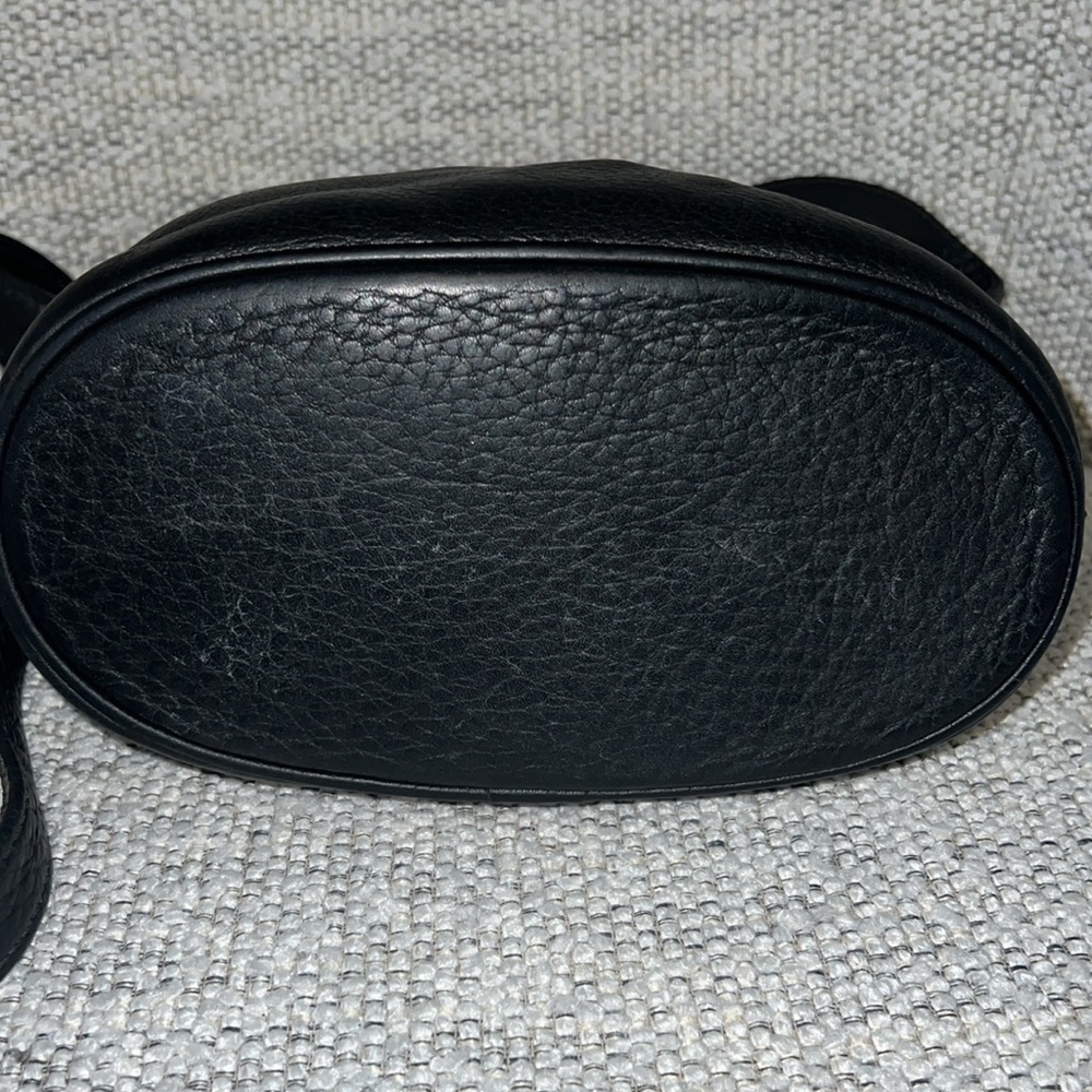Vintage Coach Black Leather Sonoma Bucket Style 4907 Shoulder Bag Crossbody - Picture 6 of 9